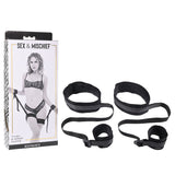 Sex & Mischief Thigh & Wrist Cuffs - Black Restraints