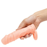 Size Up Realistic 1 Inch Penis Extender - Flesh - Flesh 2.5 cm (1'') Penis Extension Sleeve