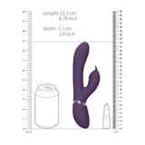 VIVE Aimi - Purple - Purple 22.3 cm USB Rechargeable Rabbit Vibrator