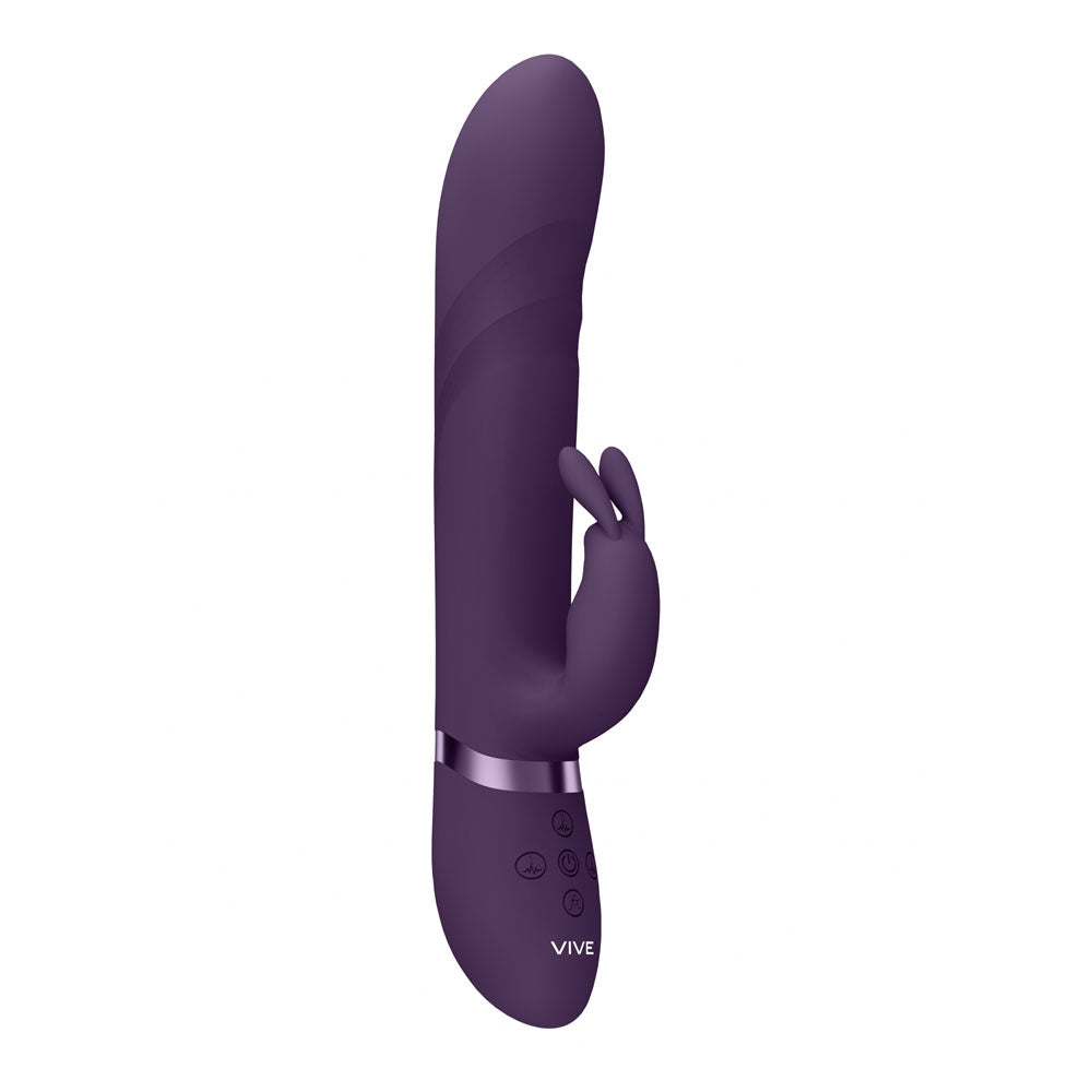 VIVE Nari - Purple - Purple 24.1 cm USB Rechargeable Rabbit Vibrator