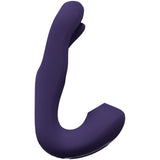 VIVE Yuna - Purple - Purple USB Rechargeable Flapping Vibrator with Air Pulsation