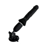 WhipSmart Thrusting Cock - Black 30 cm USB Rechargeable Thrusting Vibrator with Suction Mount