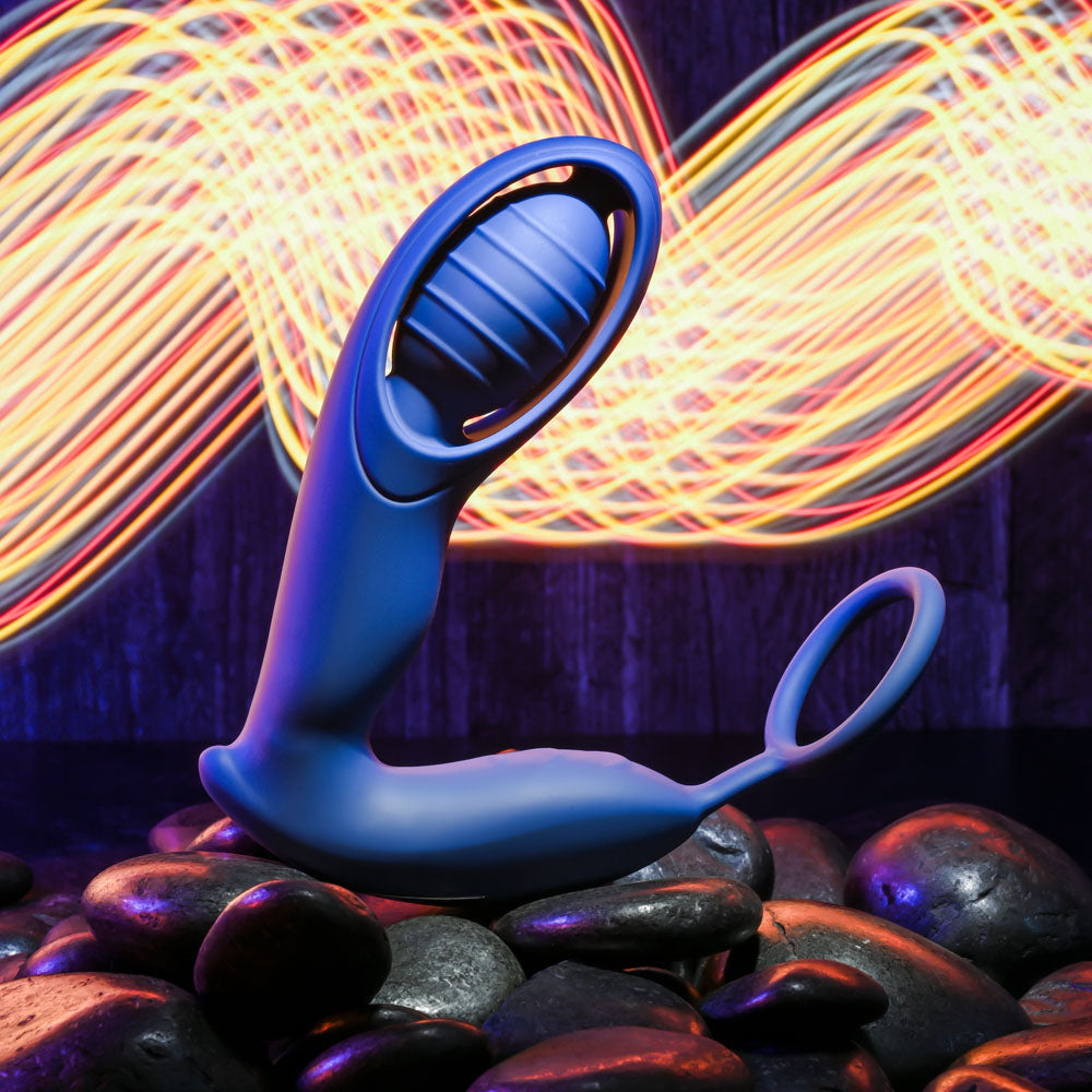 Zero Tolerance EXTRA MILE - Blue USB Rechargeable Vibrating Prostate Massager