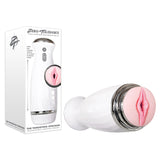 Zero Tolerance The Thrusting Stroker - White USB Rechargeable Thrusting Masturbator