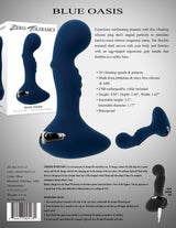 Zero Tolerance BLUE OASIS - Blue Rechargeable Vibrating Anal Plug