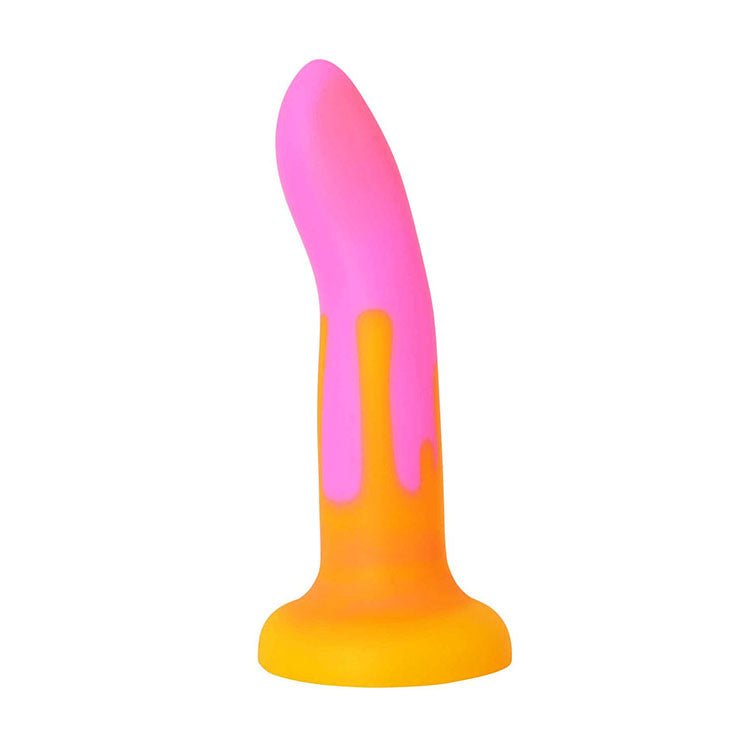 Adam And Eve Charmed Pink And Yellow Dildo - DONGS