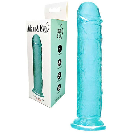 Adam And Eve Emerald Green Crystal Gem Dildo 19 Cm Sex Toy - DONGS