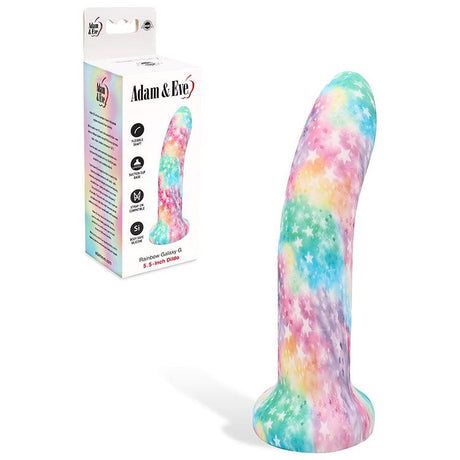 Adam And Eve Rainbow Galaxy Dildo 14cm Coloured - DONGS