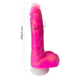 Adam And Eve Squiggler Pink 22.8cm Thrusting Dildo Remote - DONGS