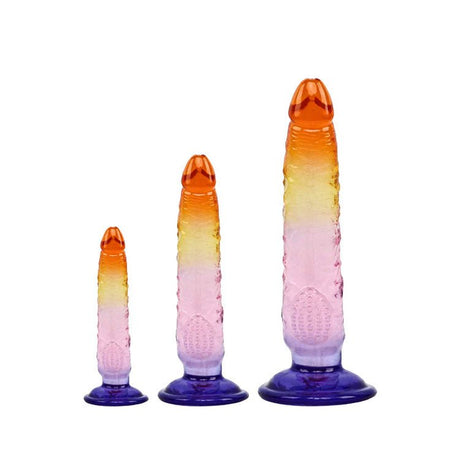 Adam and Eve Sunset Dreams Trio Multicoloured Dildos Set - DONGS