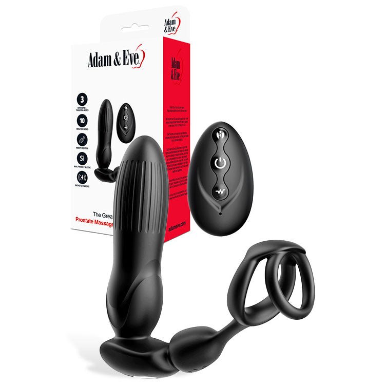 Adam And Eve The Great Expander USB Rechargeable Thrusting Prostate Massager - ANAL TOYS