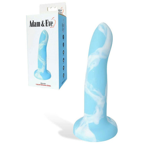 Adam And Eve Wonder Blue White Dildo For Pleasure - DONGS