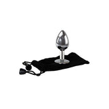 Adam & Eve Clear Gem Anal Plug - Medium - ANAL TOYS