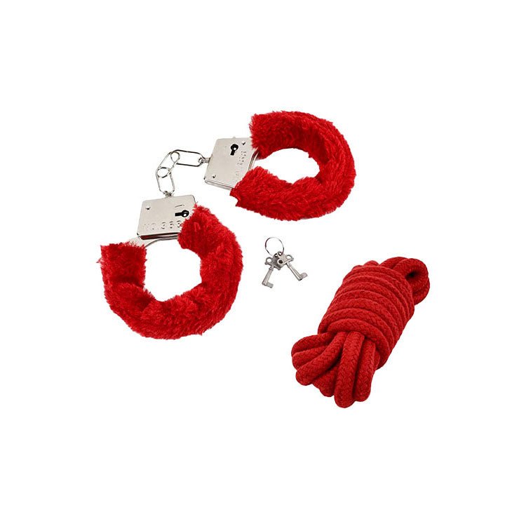 Adam & Eve DELUXE RED HOT SEX KIT - Couples Kit - 13 Piece Set - KITS