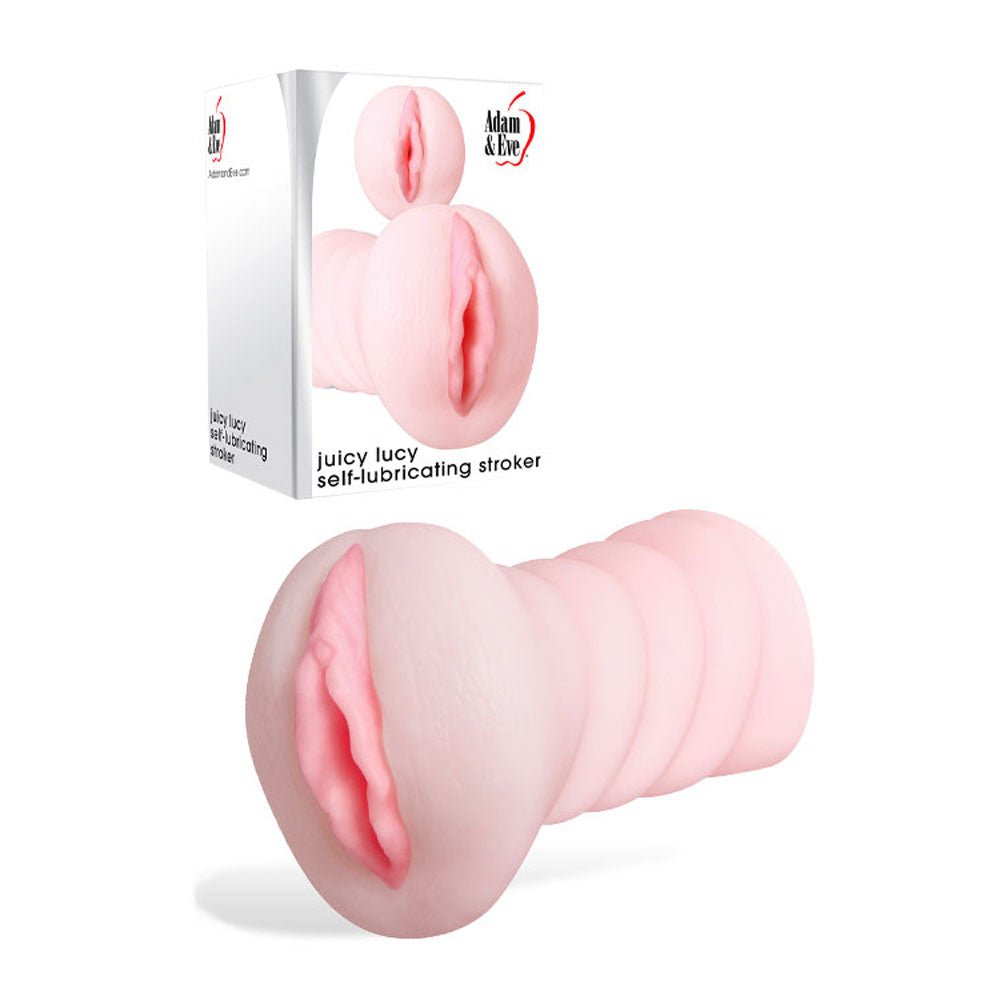 Adam & Eve JUICY LUCY - Flesh Self Lubricating Vagina Stroker - MASTURBATORS