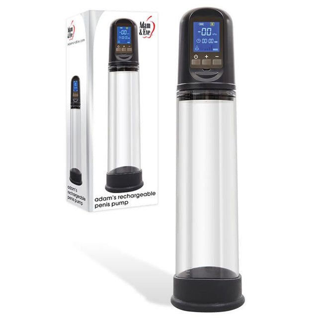 Adam & Eve Rechargeable Penis Pump - USB Rechargeable Powered Penis Pump - PUMPS