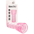 Adam & Eve SUPER HEAD HONCHO - Pink Oral Stroker - MASTURBATORS
