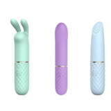 Adam & Eve TRIPLE PLEASURES - Coloured Rechargeable Vibrators - Set of 3 - VIBRATORS