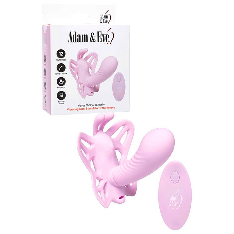 Adam & Eve VENUS G - SPOT BUTTERFLY - Wearable Vibrator with Remote - VIBRATORS