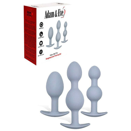 Adam & Eve VIBRA - BALL TRIO - Weighted Anal Training Set - ANAL TOYS