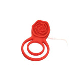 Adam & Eve VIBRATING ROSE DOUBLE ENHANCER - COCK RINGS