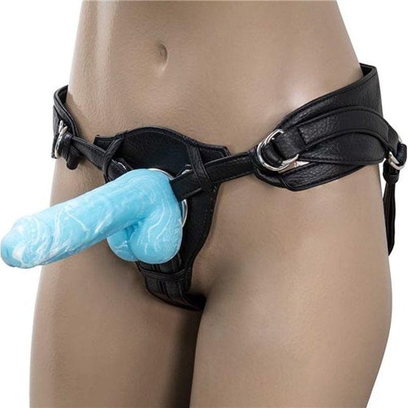 Addiction Luke 7.5in Glow in the Dark Silicone Dildo with Suction Base - Adult Toys