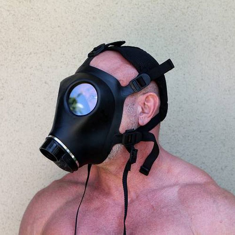 Adjustable Rubber Gas Mask - Adult Toys