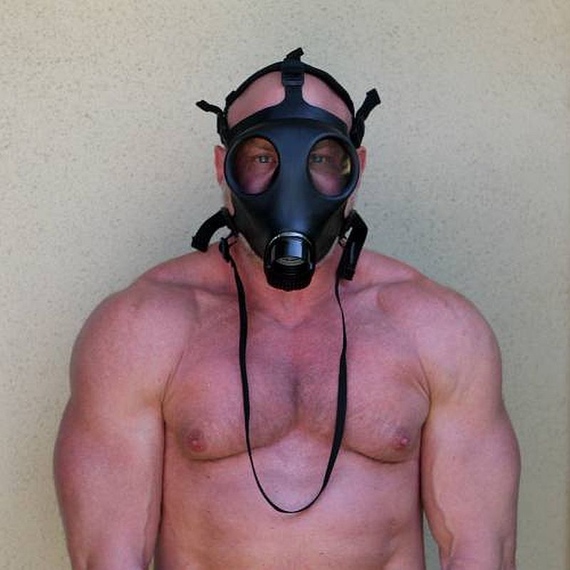 Adjustable Rubber Gas Mask - Adult Toys