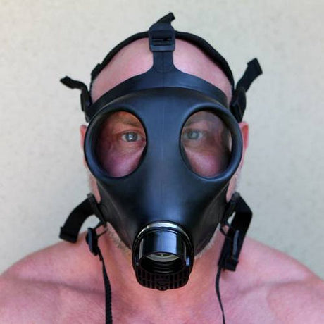 Adjustable Rubber Gas Mask - Adult Toys