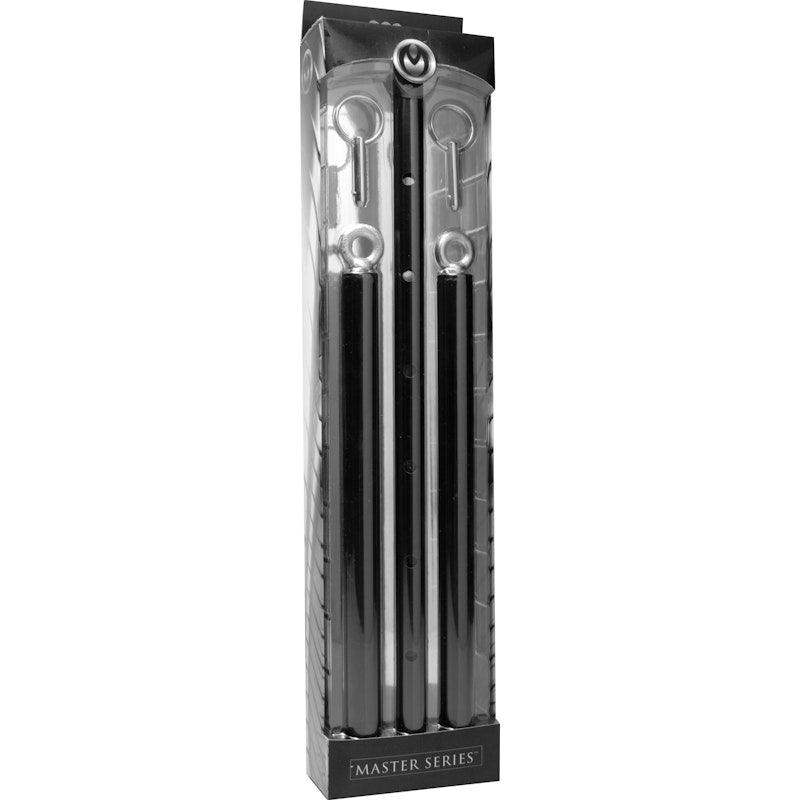 Adjustable Steel Spreader Bar Black - Adult Toys