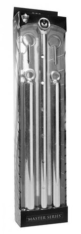Adjustable Steel Spreader Bar Silver - Adult Toys