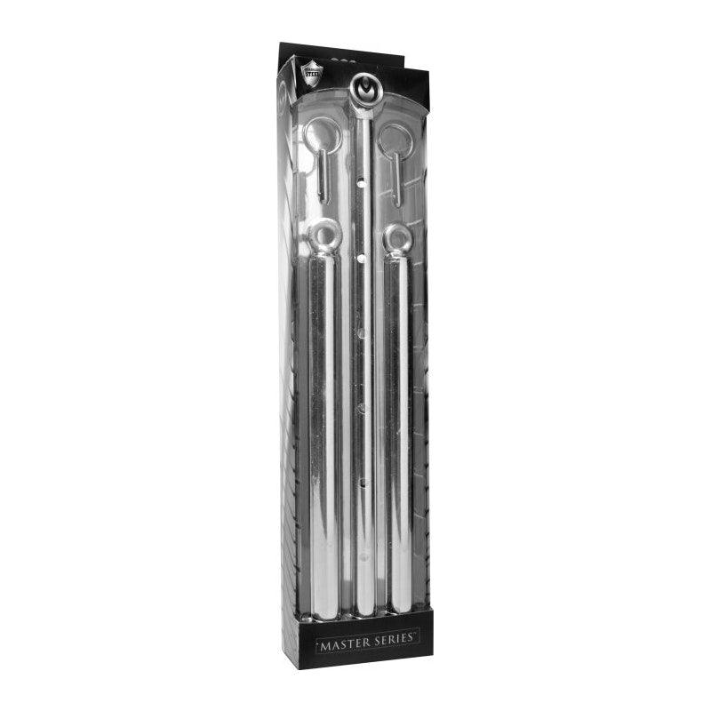 Adjustable Steel Spreader Bar Silver - Adult Toys