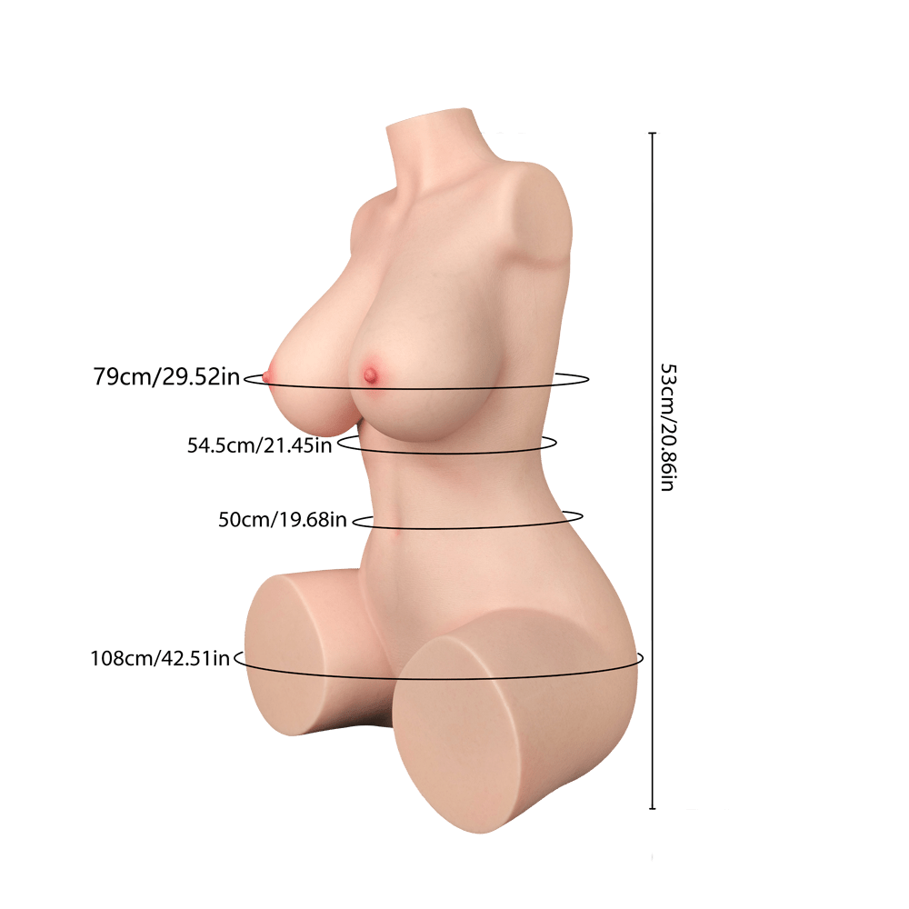 Aiko Life Size Anime Silicone Sex Doll Torso - Sex Doll