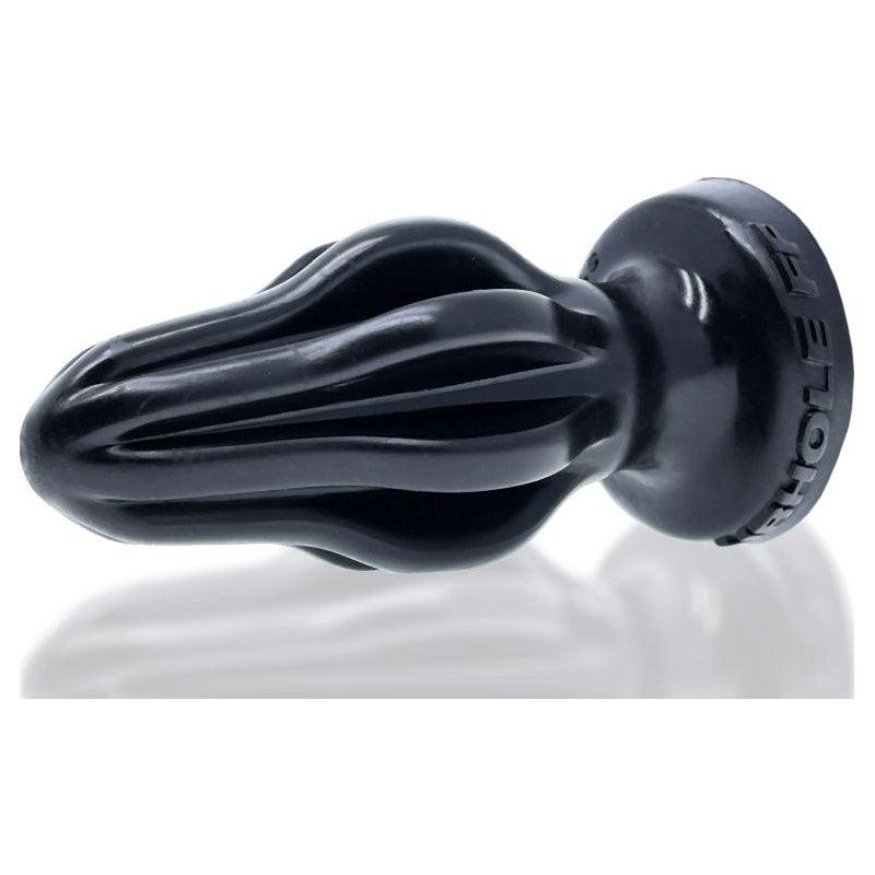 Airhole-1 Finned Buttplug Black - Naughty by Nature Adult Store