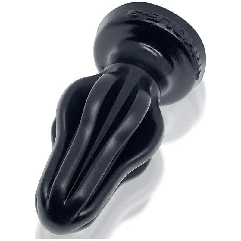 Airhole - 2 Finned Buttplug Black - Adult Toys