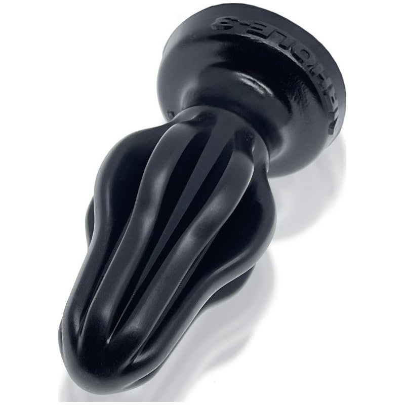 Airhole - 2 Finned Buttplug Black - Adult Toys