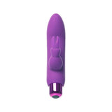 Alices Bunny Rechargeable Bullet w Rabbit Sleeve Purple - Naughty by Nature Adult Store