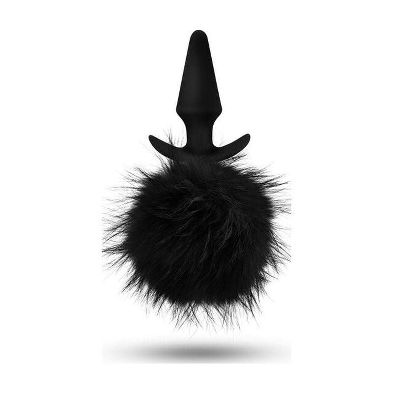 Anal Adventures Platinum Rabbit Tail Plug - Adult Toys