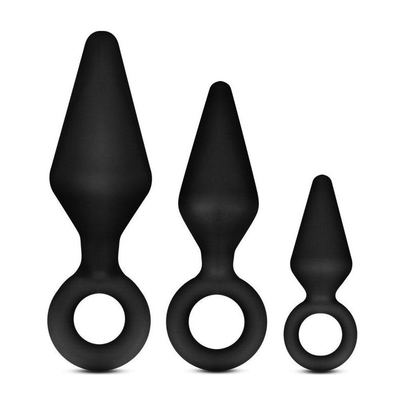 Anal Adventures Platinum Silicone Loop Plug Kit - Naughty by Nature Adult Store