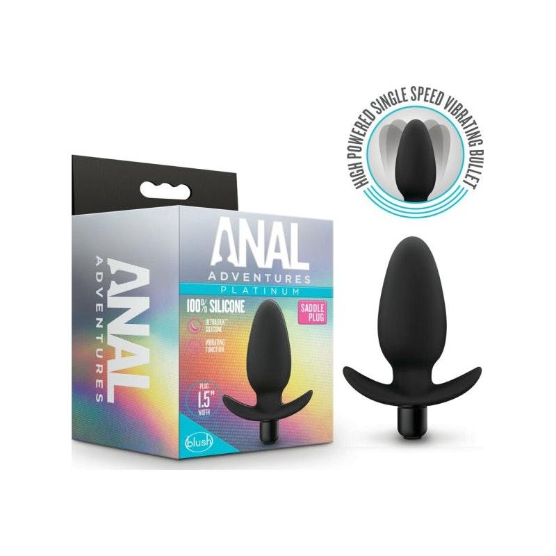 Anal Adventures Platinum Silicone Saddle Plug - Naughty by Nature Adult Store