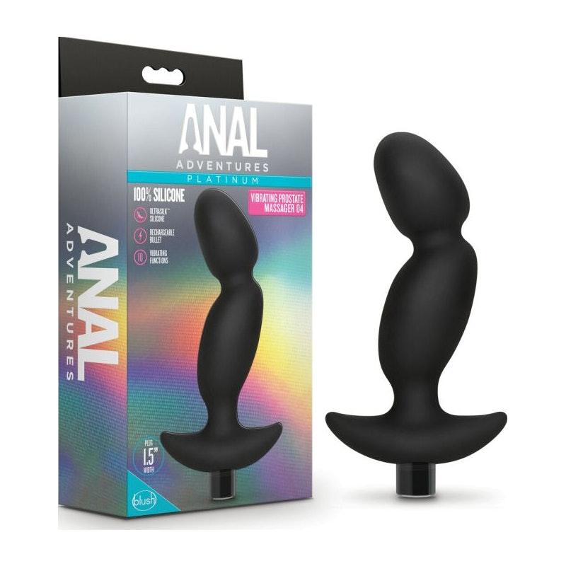 Anal Adventures Vibrating Silicone Prostate Massager 04 - Naughty by Nature Adult Store