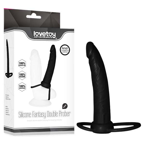 Anal Indulgence Collection Silicone Fantasy Double Prober - ANAL TOYS