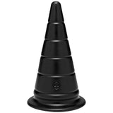 Anal Stretcher 6in Expansion Plug Black - Adult Toys
