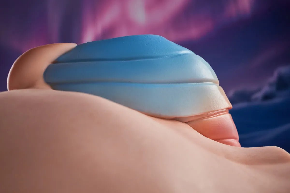 Anime Horse Tail Platinum Silicone Gradient Buttplug Torso - Sex Doll