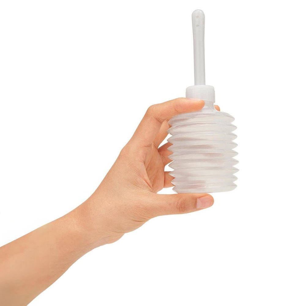AquaClean 4 Piece Douche Set with Interchangeable Nozzles - 220 ml Capacity with Free Travel Douche Included - HEALTH CARE