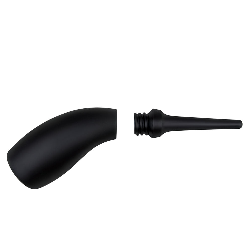 AquaClean Silicone 1 - Way Valve Contoured Ergo Douche Set - 190 ml Capacity with Free Travel Douche Included - HEALTH CARE