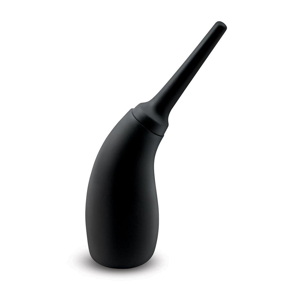 AquaClean Silicone 1 - Way Valve Contoured Ergo Douche Set - 190 ml Capacity with Free Travel Douche Included - HEALTH CARE