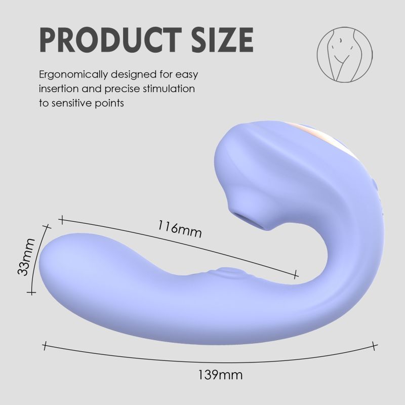 Aria Air Pulse C Shaped Vibrator - Adult Toys