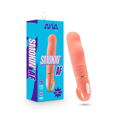 Aria Smokin' AF - Coral 15.2 cm Vibrator - VIBRATORS
