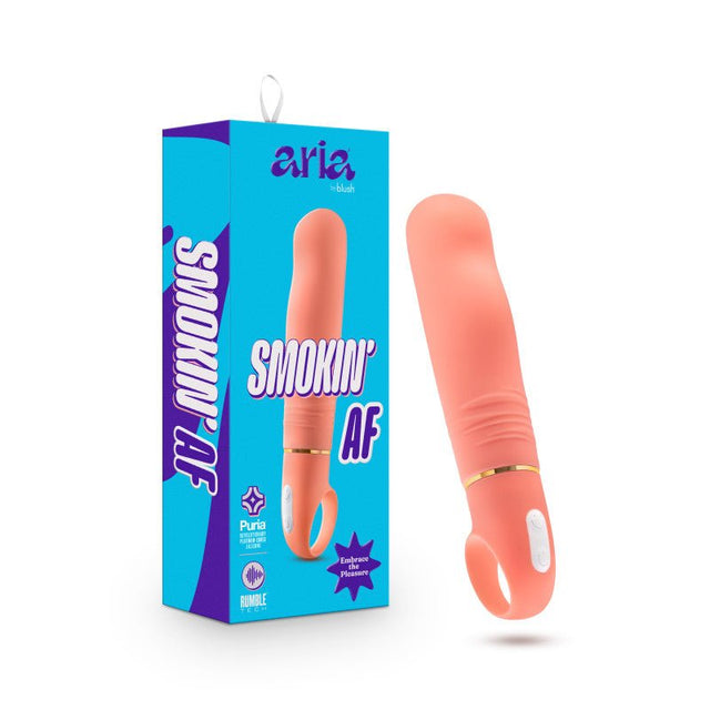 Aria Smokin' AF - Coral 15.2 cm Vibrator - VIBRATORS